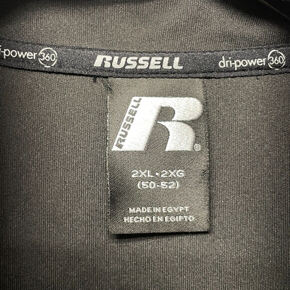 Russell Men Full Zip Soft Shell Track Windbreaker Jacket Size XXL 2XL M252 -22 - Picture 6 of 15